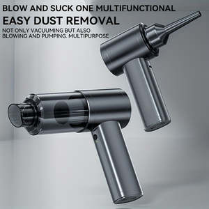 Aspirateur et souffleur portatif 2-en-1 haute puissance rechargeable par USB avec filtre HEPA, fonctions humide et sec - Product Image 4