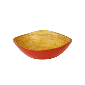 Tazón redondo personalizado de color de tendencia, el mejor precio, tazón de comida de bambú hilado ecológico, venta al por mayor de Vietnam - Product Image 1