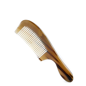 Buffalo Horn <b>Hair</b> <b>Comb</b> Real Horn <b>Combs</b> Handmade Ox Horn <b>Comb</b> for white and black color hot sale - Product Image 2