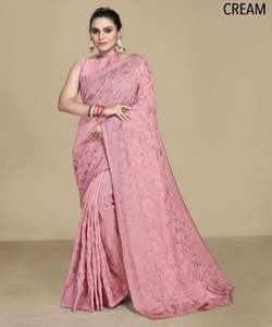 Banarasi Saree avec chemisier femmes portent des dames fête Festival vêtements quotidiens doux coton soie Sari en gros bas prix vêtement - Product Image 6