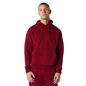 Conjunto de Sudadera con capucha de lana de color sólido de invierno para hombre con diseño 2 en 1 transpirable 100% algodón - Product Image 3