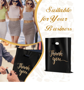 Bán Buôn Tùy Chỉnh Chết Cắt Nhựa Mua Sắm Túi Tái Sử Dụng Với Logo Cho Doanh Nghiệp Nhỏ Sử Dụng Cho Quần Áo Lông Thú Giày Và Vớ - Product Image 4