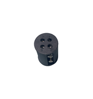 Conector Circular en Forma de I, Impermeable para Exteriores, IP68, con Tornillo, para Cable, PG13, 300V, PVC, 6-10A, 2-5 Pines