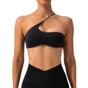 Sujetadores deportivos para mujer Extraíble Acolchado Spaghetti Strap Yoga Bralette Backless Workout Fitness Bras - Product Image 4