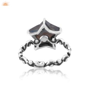 Labradorite pierre naturelle Twist Band Style 925 Sterling Silver Every Day Beautiful Ring Custom Jewellery Manufacturer - Product Image 4