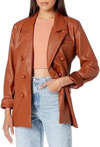 Nouveautés 2023 Manteaux d'hiver grande taille Vestes d'extérieur pour femmes Veste en cuir 2023 de haute qualité - Product Image 3