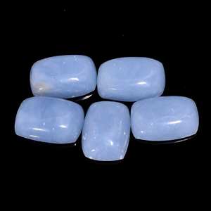 อัญมณี Angelite ธรรมชาติ 100% รูปร่างตัดสดใสอัญมณีขนาดปรับเทียบหลวมของแท้ในราคาไม่แพงขายจํานวนมาก OEM - Product Image 3