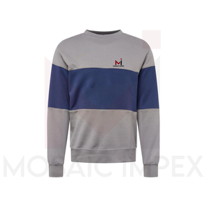 Mosaic Impex Sweatshirts surdimensionnés personnalisés pour hommes Col rond avec poches latérales et manches Vêtements d'hiver lourds - Product Image 4