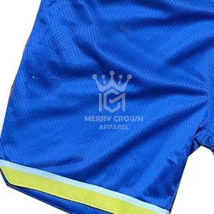 กางเกงขาสั้นบาสเก็ตบอลสไตล์ไฮสตรีทแบบ100% โพลีเอสเตอร์ทึบดีไซน์ใหม่ - Product Image 5