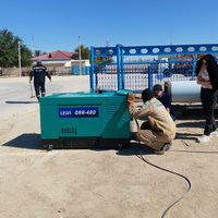 Generator Diesel Super Silent Bertenaga Kubota DCW-480ESW Unit Mobile Satu Fasa 50Hz Sistem Pendingin Air Mesin Las 480A