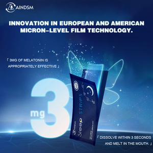 Complément OEM Mélatonine Bandelettes pour le sommeil Soutien au sommeil réparateur Acide gamma-aminobutyrique Film de menthe pour le sommeil - Product Image 4