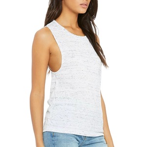 Top Corto Informal Básico sin Mangas para Mujer, Camiseta sin Mangas con Cuello Redondo, Espalda Deportiva, Acanalado, Satinado, Ecológico y Transpirable - Product Image 4