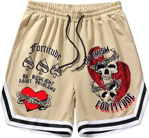 Pantalones Cortos de Baloncesto Casuales con Estampado Gráfico Y2K para Hombre, Cintura Elástica, Secado Rápido, Ecológicos, Transpirables, para Entrenamiento - Product Image 5