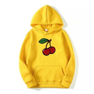 Logo à motif d'impression personnalisé en usine tissu de couleur personnalisée sweats à capuche brodés à manches longues d'hiver et d'automne personnalisés - Product Image 2