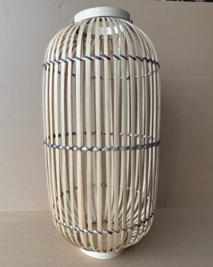 2023 nouveau modèle lumière bambou support de stockage support écologique 100% fait à la main Double niveau Vintage Style multifonction debout - Product Image 6
