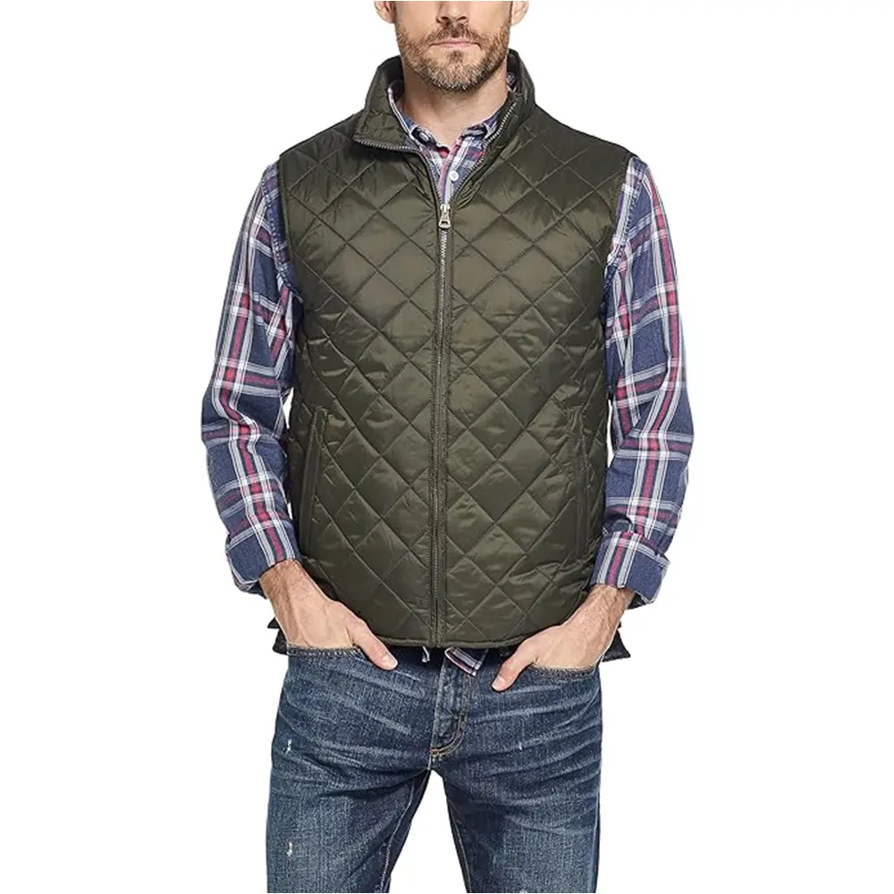OEM Custom sleeveless jacket duck down Puffer Waistcoat Men's Vest Plus Size Men's Vests & Waistcoats