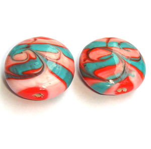 Venta al por mayor de fábrica Cristal de Murano y vidrio Cuentas redondas de 18mm para la fabricación de joyas 2kg MOQ - Product Image 2