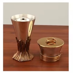 Decorative Antique Gold Metal <b>Incense</b> <b>Holder</b> Suitable For Prayer Room Aromatherapy And Daily Rituals Handcrafted From India - Product Image 1