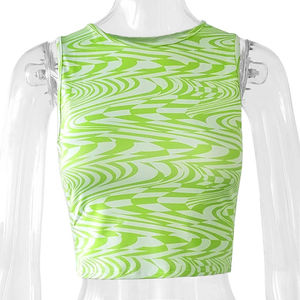 Conjunto de Camiseta sin Mangas con Estampado Personalizado para Mujer, Calidad Premium, Pedido al por Mayor, Precio de Fábrica, Proveedor de Ropa Deportiva - Product Image 5