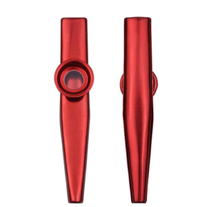 Kazoo de Plástico Rojo Midex KZ-25RD, Instrumento Musical de Viento Ligero para Principiantes, Estudiantes, Educación Musical y Entretenimiento - Product Image 1