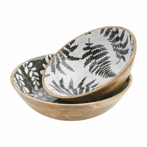 Cuenco para servir ensalada desechable impreso hecho a mano de madera de tamaño personalizado de calidad superior de lujo para acampar diseño contemporáneo - Product Image 4