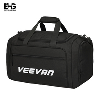 Tas Fitness Ringan Anti Air Bahan Polyester Logo Kustom OEM, Penyimpanan Sepatu, Pemisah Keringat untuk Gym, Workout, Yoga Studio, Akhir Pekan