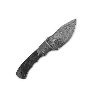 Custom OEM Handmade Damascus Steel Blade Forged <b>Knife</b> with Leather Sheath for Outdoor Camping Use - Product Image 5