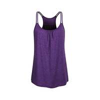 Camiseta Deportiva de Verano 2025, Nuevo Diseño, Talla Grande, para Mujer, Color Sólido, para Fitness, Entrenamiento, Sin Mangas, Transpirable, de Secado Rápido, con Estampado Personalizado