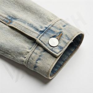 Customized Color Denim Jacket <b>Women</b> Short <b>Jean</b> Coat Button <b>Up</b> Oversize Ladies Outwear Stylish Casual Streetwear Customized Color - Product Image 6