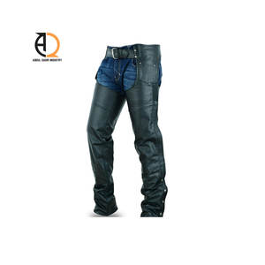 Chaps en cuir véritable pour hommes, style western, personnalisables, vente en gros - Product Image 2