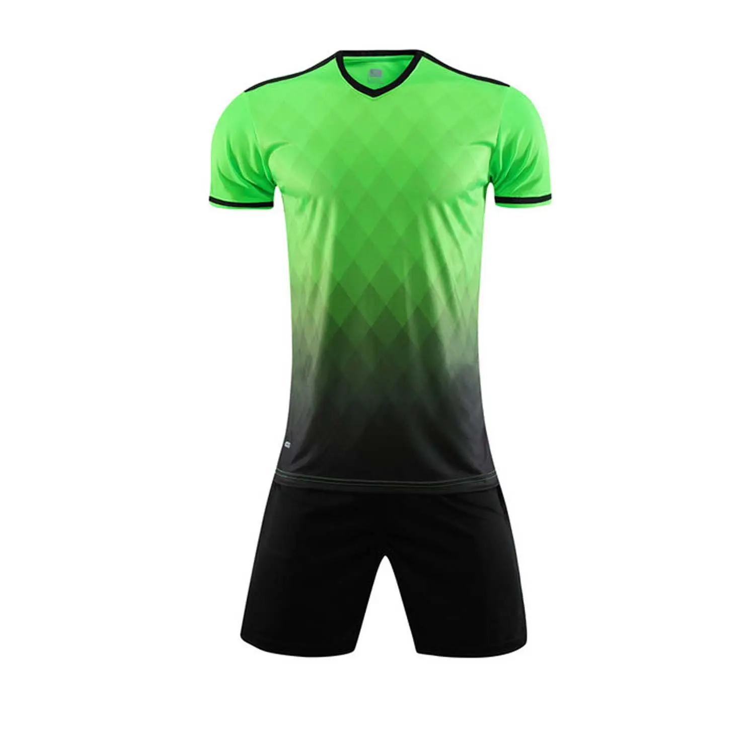 Team name & number printed 3D design custom soccer uniform/latest quality polyester material sports wear football soccer uniform