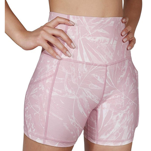 Pantalones cortos de Fitness de cintura alta transpirables para mujer con volantes cómodo nuevo estilo de entrenamiento y equipo de entrenamiento para correr - Product Image 6