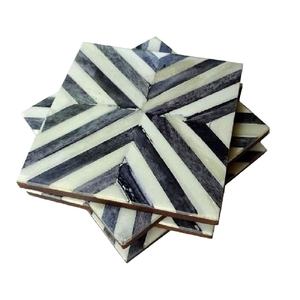 ถาดรองกระดูกขัดเงาทรงสี่เหลี่ยมถาดรองแก้วสำหรับชาห้องครัวในบ้านดีไซน์ล่าสุดดีไซน์ตามสั่ง - Product Image 1