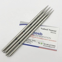Poussoirs à ongles à cuticules à double extrémité en acier inoxydable solide de qualité professionnelle outil de pédicure à cuticules coupe pointue pour bébés