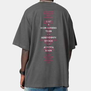 Camiseta unisex con letras, camiseta de verano de manga corta a la moda con cuello redondo de algodón informal para hombres en blanco 100% algodón/fibra de Bambú - Product Image 6