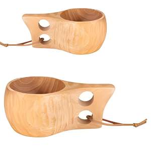 แก้วกาแฟสำหรับใส่เครื่องดื่มกลางแจ้งเป็นมิตรต่อสิ่งแวดล้อมสายหนังสไตล์อินโดนีเซียงานฝีมือ - Product Image 4