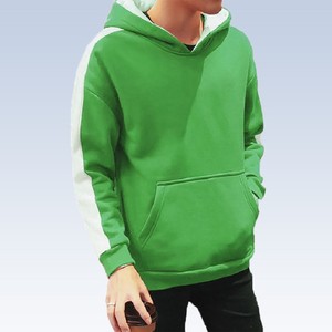 Sweat-shirt unisexe en polaire d'hiver de haute qualité, personnalisable avec logo imprimé, 50% polyester, 50% coton, uni, rayé, tendance - Product Image 3