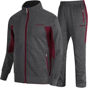 Conjuntos Cortos para Hombre, Conjuntos de 2 Piezas, Trajes Deportivos Casuales, Trajes Deportivos de Manga Corta para Hombre, Adecuados para Correr - Product Image 4