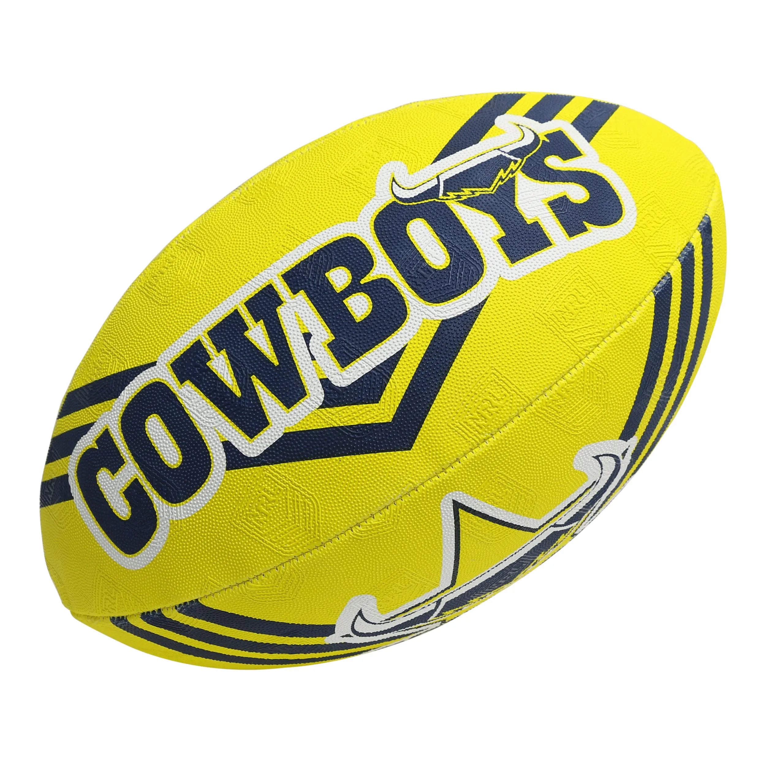 Profesyonel eğitim seviyesi dokunmatik futbol dokunmatik Rugby topu dokunmatik topu syn kauçuk yapılmış tamamen el dikili mesane ile donatılmış