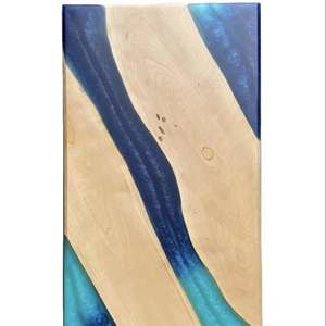 Indian Manufacturer's Hot <b>Sale</b> Modern Multi-Functional Cheese Serving <b>Board</b> <b>Wood</b> and Resin Kitchen Chopping <b>Board</b> - Product Image 1