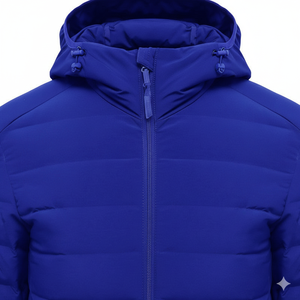 Chaqueta de invierno con capucha de alta calidad personalizada al por mayor para hombre con cremallera frontal y logotipo acolchado de fabricante - Product Image 4