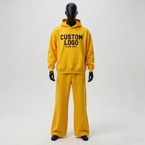 ชุดวอร์มปักลายมีฮู้ดสามชั้นโลโก้สตรีทแวร์ออกแบบได้ตามต้องการ - Product Image 6