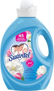 Suavitel <b>Liquid</b> Fabric Softener, Long-Lasting Freshness, Field Flowers Scent, 105 Fl Oz - Product Image 5