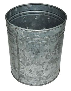 Tina de maceta de metal Rústica Granja Bandeja de metal galvanizado Tina y manijas de metal-Cocina Baño Sala de estar al aire libre - Product Image 6