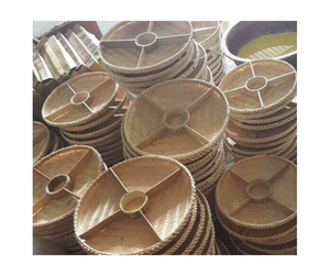 Vietnam grand panier de vannage rond en bambou tissé à la main bol de plateau de riz pour la décoration de cuisine de ferme - Product Image 4