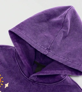 Sudadera con capucha de lavado ácido personalizada para hombre con estampado gráfico de copos de nieve y Calaveras | Jersey de manga larga Vintage Streetwear - Product Image 5