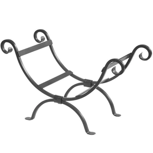 Large <b>Fireplace</b> Wood Holders Indoor Black Iron Firewood Rack for Home Storage Wood Modern <b>Logs</b> Storage Holder Garden Home - Product Image 1