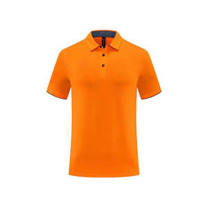 Camisetas Polo de hombre de algodón transpirable a precio de venta al por mayor, ropa de verano de secado rápido, camisetas de talla grande de color sólido - Product Image 6