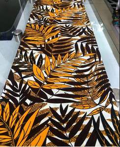 ผ้าจีบผ้าฝ้ายพิมพ์ลายสไตล์แอฟริกันพร้อมลวดลายพิมพ์ขี้ผึ้งสวยงามปรับแต่งได้เพื่อการส่งออก - Product Image 4