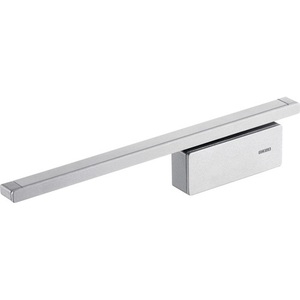Amortiguador de Puerta de Superficie ActiveStop para Puertas de Madera GEZE con Ganchos y Rieles Plateados - Product Image 1